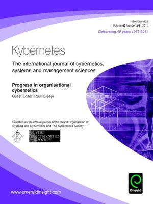 cover image of Kybernetes, Volume 40, Issue 3 & 4
